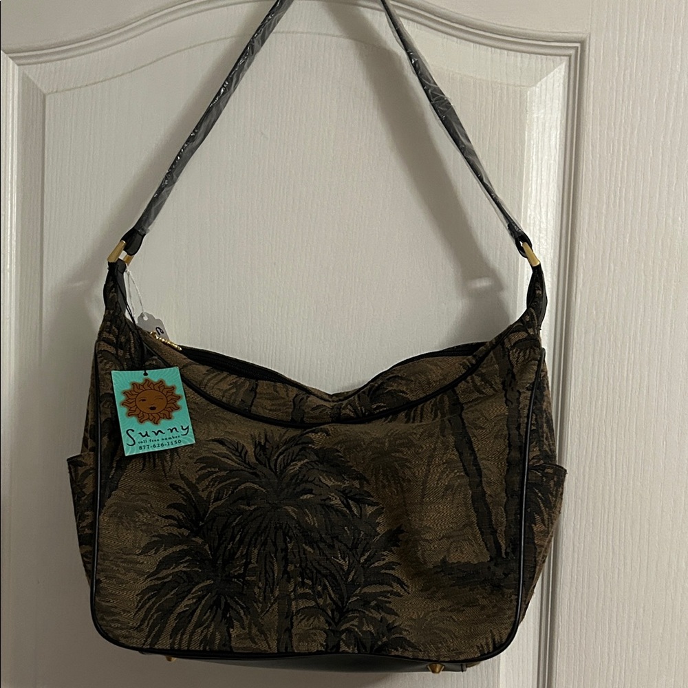 Elegant Black and Brown Women's Bag
